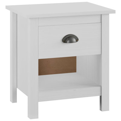Pinkney 46cm W Solid Wood Bedside Table