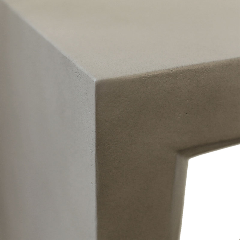 Kass Rectangular Concrete Outdoor Buffet & Console Table
