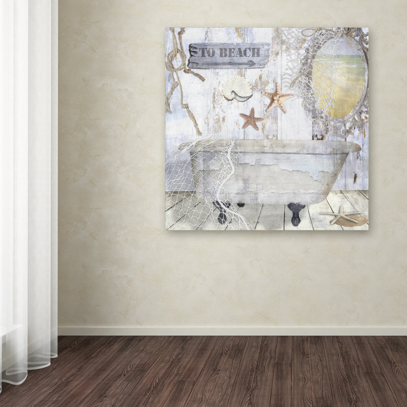 "Jadaya Beach House I" par Color Bakery, impression sur toile tendue, H 35 po x l 35 po x P 2 po