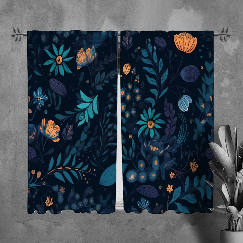 Paire de rideaux obscurcissant en polyester Michiyasu, L 20 po x L 61 po