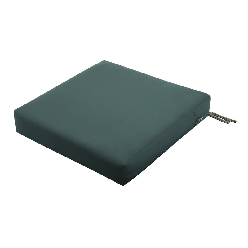 Jaylon Water-Resistant Patio Lounge Chair/Loveseat Cushion, 5" H x 25" W x 25" D, Mallard Green