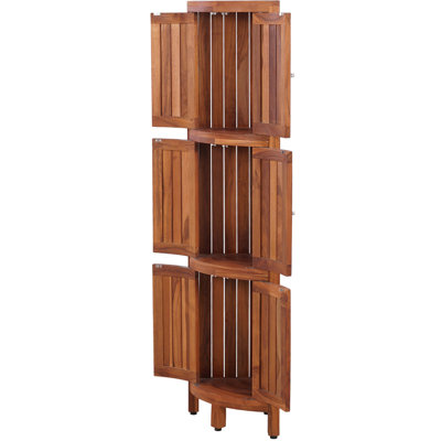 Armoire de plancher en teck Kai