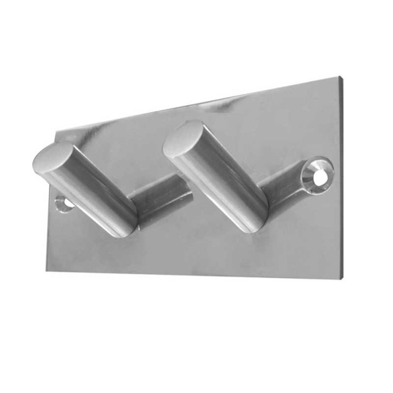 DBL Wall Mounted Robe Hook, Polished Stainless Steel