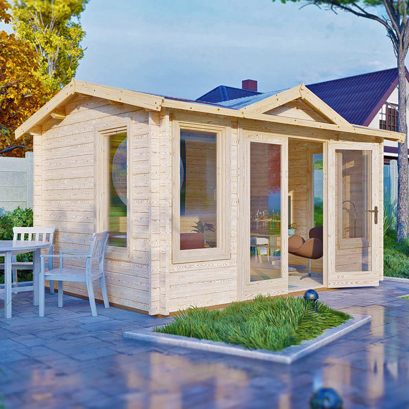 Clockhouse 10 x 12 ft 44 mm Log Cabin