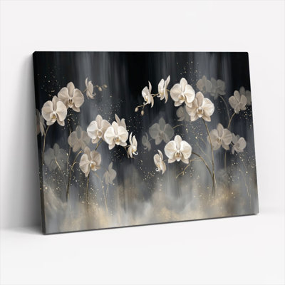 Ensemble de 1 tableau sur toile « Élégance florale »