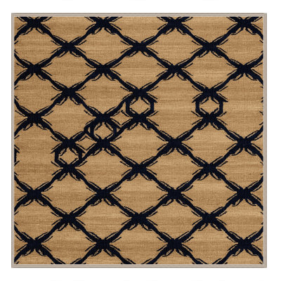  Tapis lavable à fourches croisées