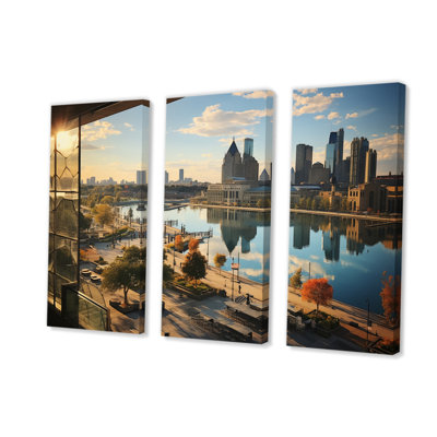 " Detroit Motor City I " 3 - Pieces