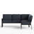 8-Piece Outdoor L-Shaped Sectional Seating Set With Dual Ottomans And Dining Table