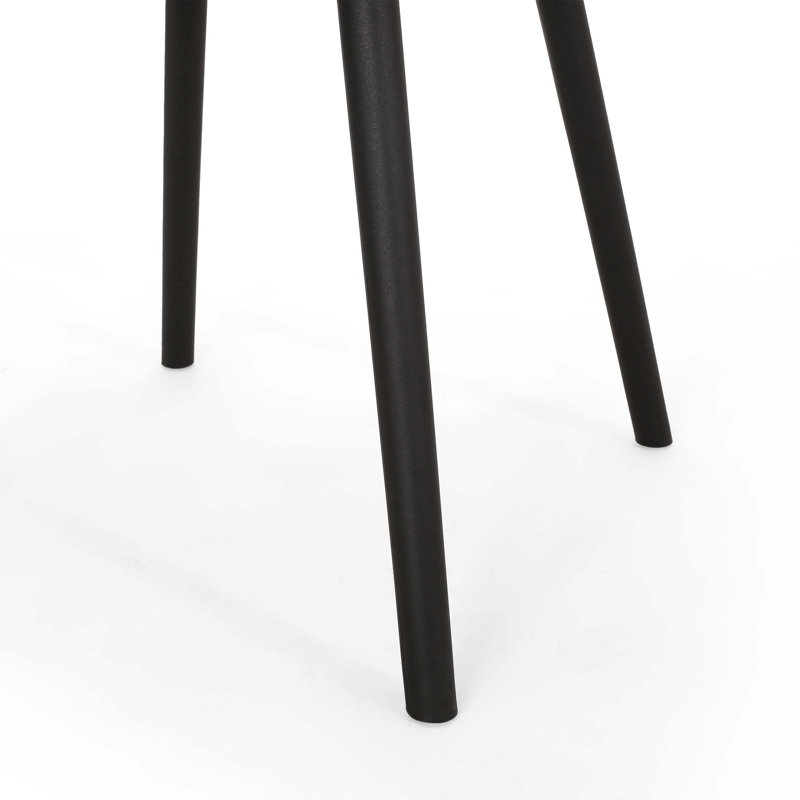Chaise d'appoint simple, élégante et simple, Noir