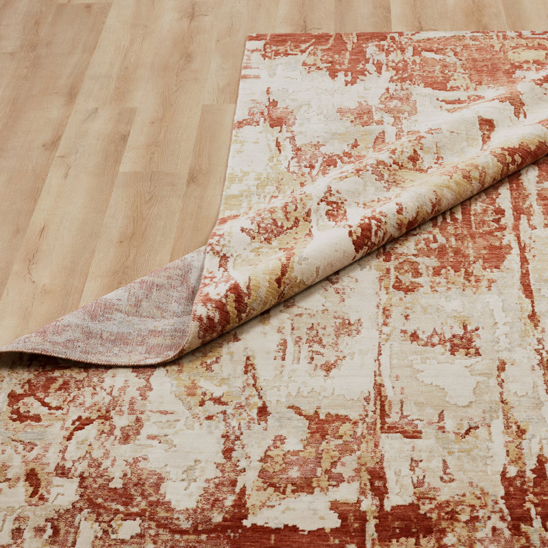 Anaan Wool Abstract Area Rug, Rectangle 8'6" x 11'6"