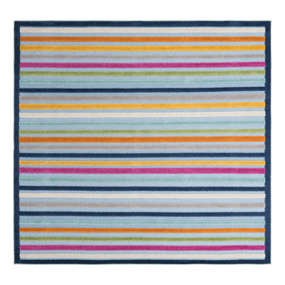 Striped Indoor / Outdoor Rug