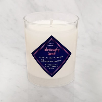 Revive Peppermint, Eucalyptus & Pine Scented Jar Candle