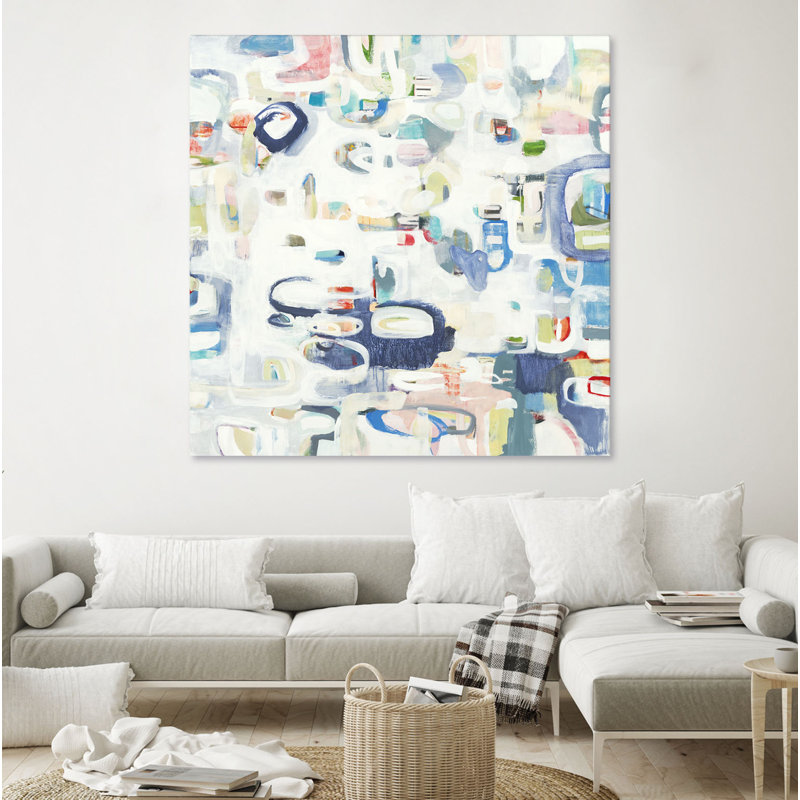 «Retroactive» par Lisa Ridgers, reproduction d'art sur toile tendue, H 84 po x l 84 po x P 1,5 po