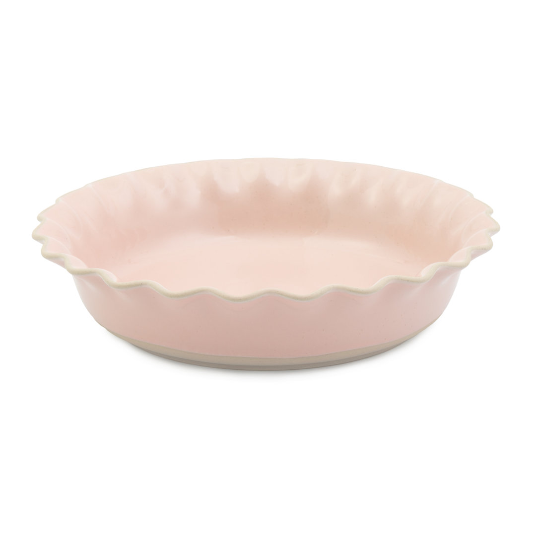 Jamie Oliver Big Love Proper Pie Dish, Stoneware, 28cm, Pink
