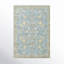Tapis bleu à motif floral Berger-634971400