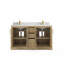 Ensemble de meuble-lavabo double 60 po Brazell