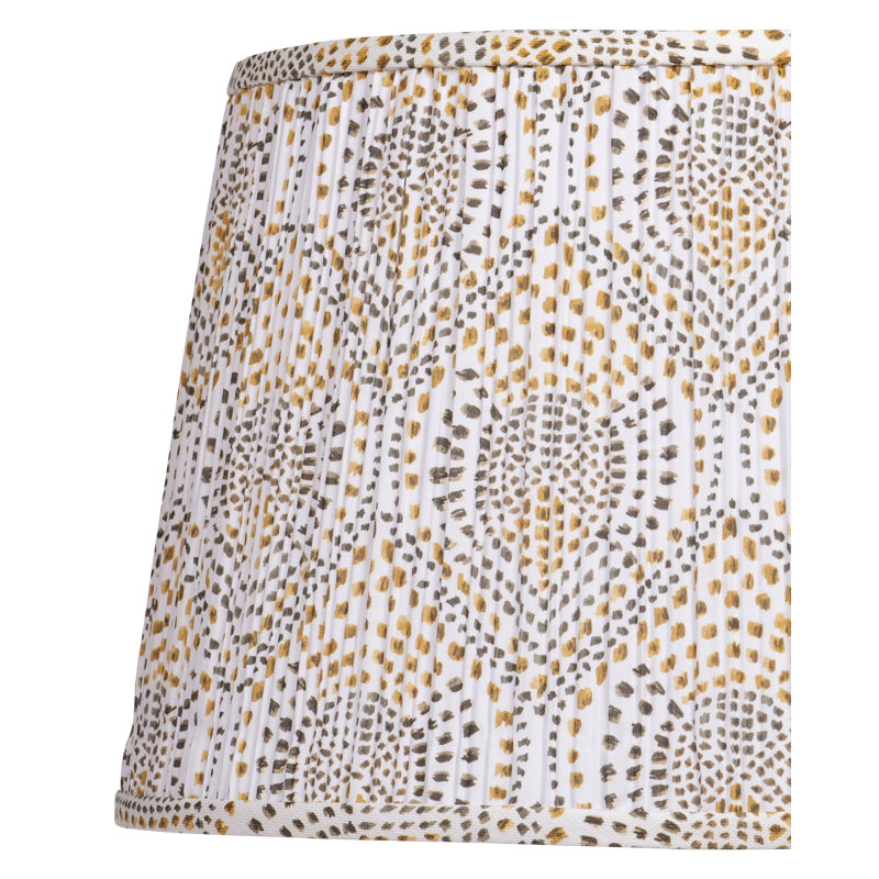 Lenore Empire Lamp Shade, Gold/Brown/Ivory