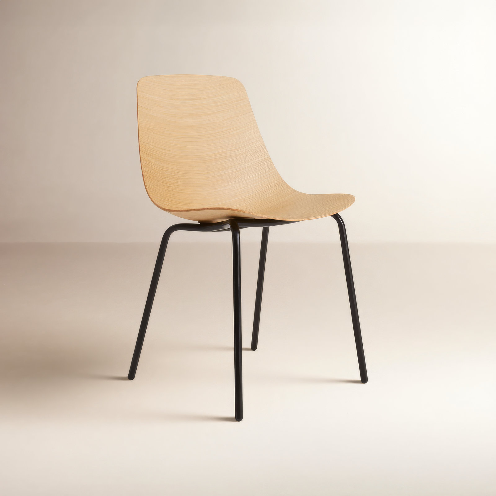 Dining Chair, White Oak