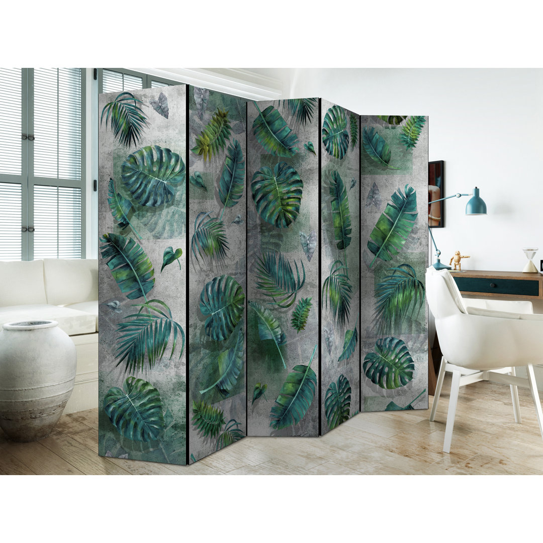 225cm W x 172cm H 5 - Panel Acoustic Room Divider Folding Room Divider