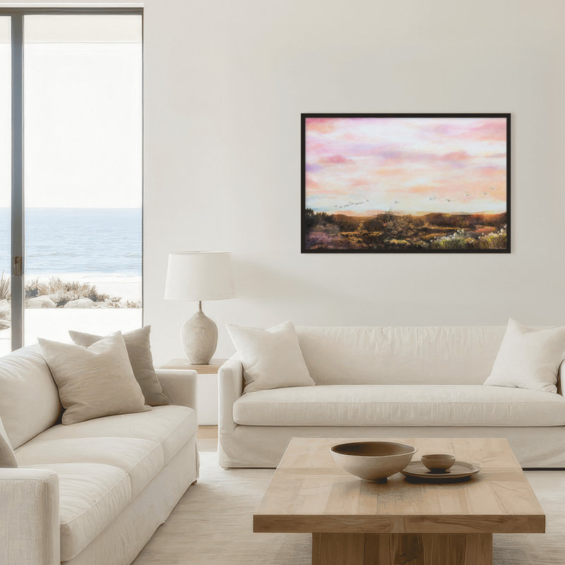 Golden Hour Print by Stefanie Bales, 16" H x 24" W x 1.5" D, Wrapped Canvas, Does Not Apply