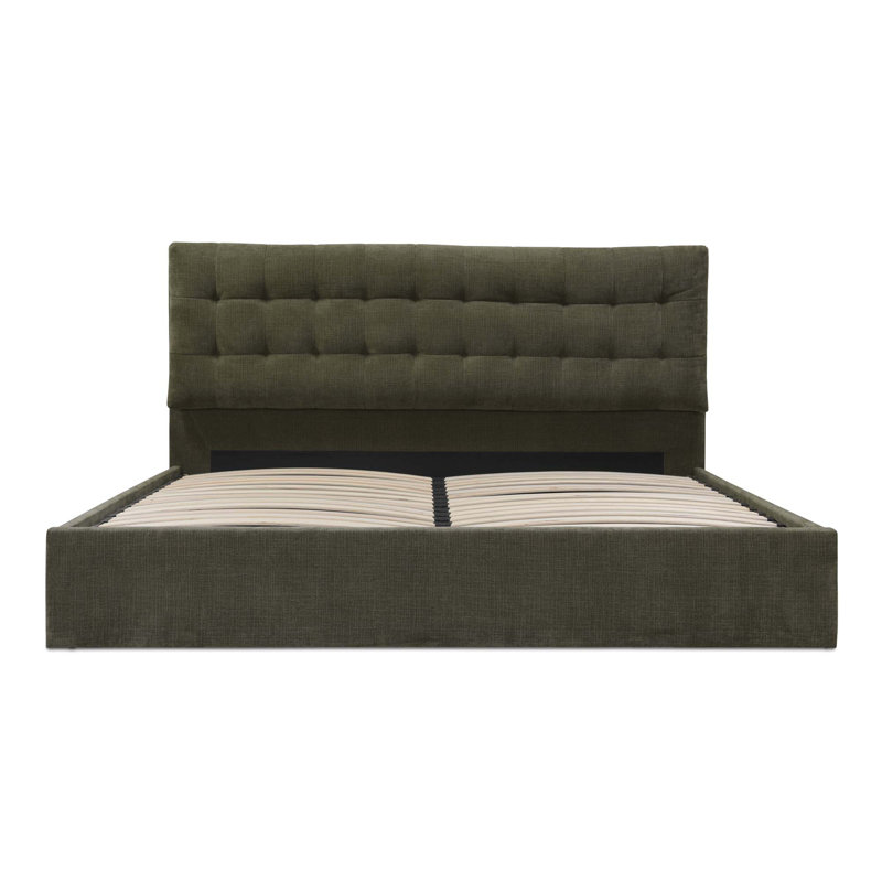 Sebastion Storage Bed, Green, King