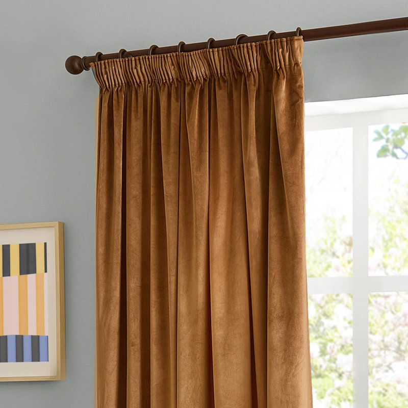 The Ultimate Velvet Blackout Curtain Panel Pair, 117 cm Width x 183 cm Drop