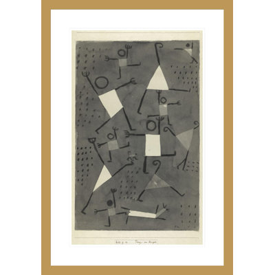 «Dances Caused by Fear» par Paul Klee, impression giclée encadrée