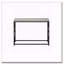 Table d'appoint, console, vestibule, étroit, canapé, salon, chambre à coucher, stratifié gris, métal noir, contemporain, moderne-260303281