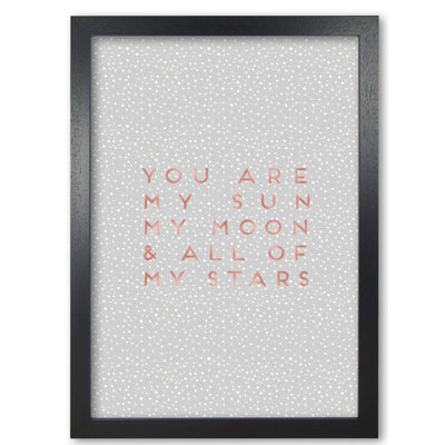 Sun, Moon And Stars Love - Print
