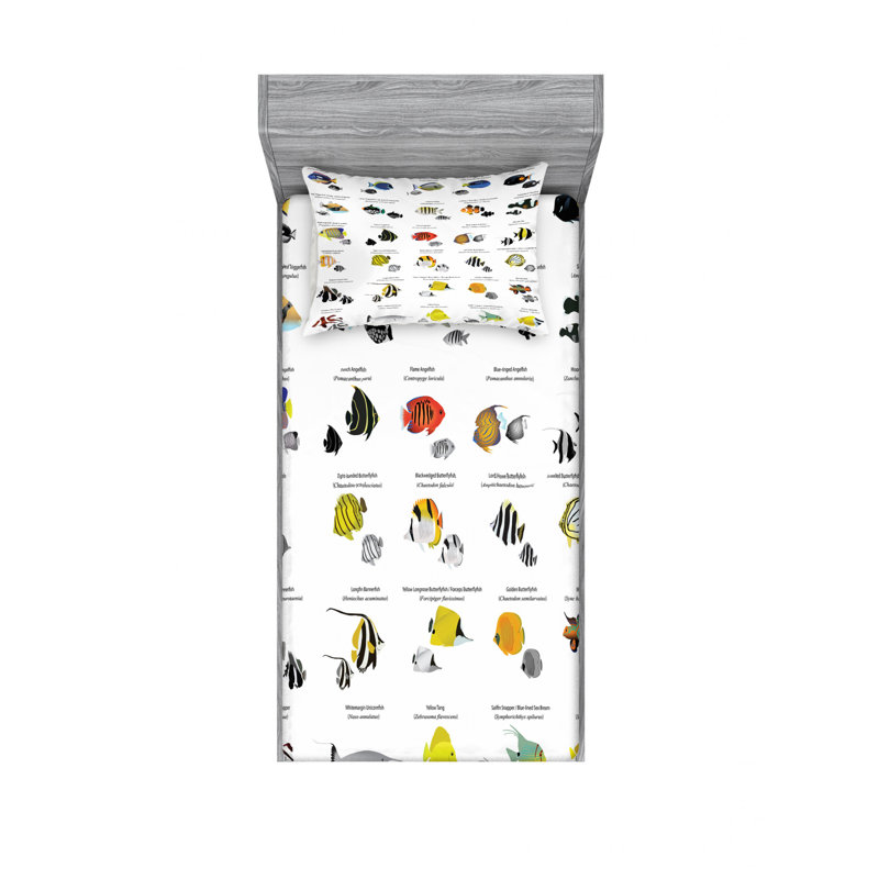 Microfiber Sheet Set, Twin XL Sheet Set with Fitted Sheet