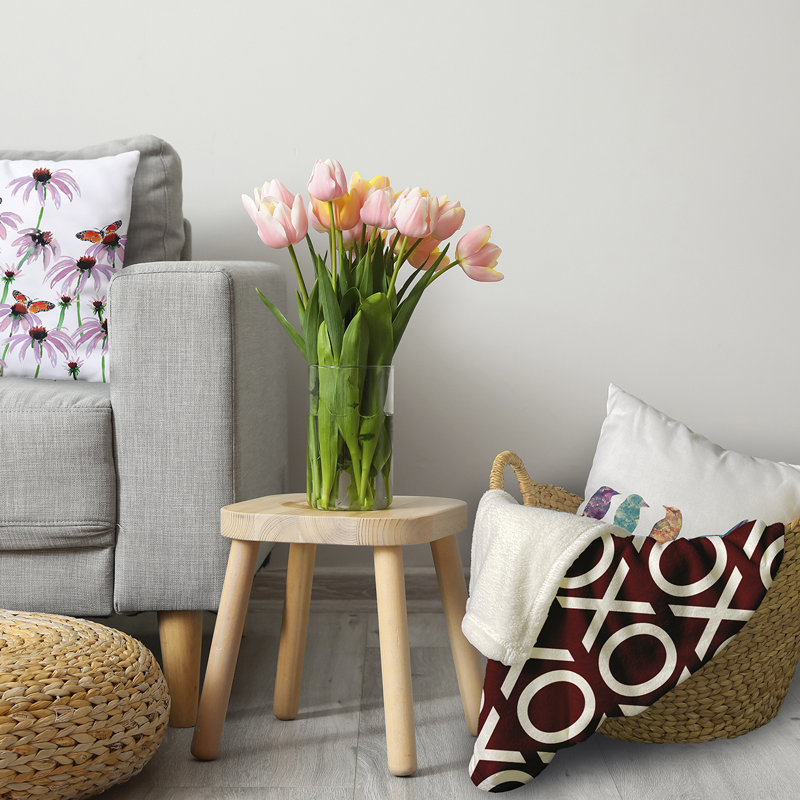 Couverture polaire Hugs And Kisses, 50 po x 60 po, Bourgogne