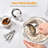 U-Taste 18/8 Stainless Steel Nesting Heavy Duty Metal Measuring Cups And Spoons Set Of 15: 7 Cups And 7 Spoons With 2 D-Rings And 1 Professional Magnetic Measurement Conversion Chart