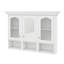 Armoire de salle de bain murale 47 "avec miroir, comprenant 3 tablettes réglables et 3 tablettes ouvertes