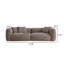 Canapé en chenille taupe 125,98 "-129982400