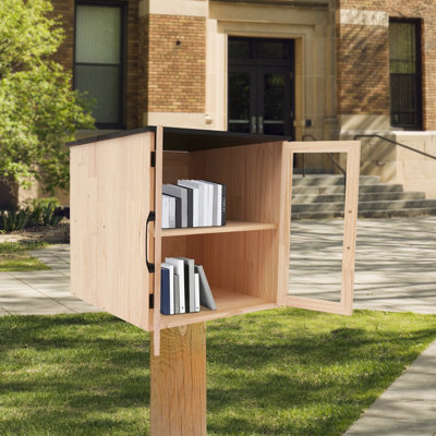 Armoire à livres pour livres à partager H 18,5 po x l 18,5 po
