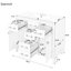 Ensemble de meuble-lavabo simple 36 po avec lavabo et tiroirs 36 po-1374028311
