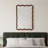 Wavy Rectangle Solid Wood Frame Decorative Mirror