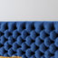 Grande tête de lit contemporaine en velours bleu marine, pieds réglables, revêtement en point de diamant à boutons, magnifique tête de lit en velours, style moderne,-581076070