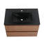 Meuble-lavabo mural 24 po avec lavabo en céramique, 2 tiroirs à fermeture en douceur, ensemble KD-368745700-368745699