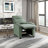 Yailem 27" Modern & Contemporary Corduroy Push Back Reclining Chair with Push-Back Motion, Pocket Coil Seating & Solid Wood Frame-1484678864