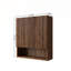 Armoire de salle de bain murale rayée résistante à l'humidité pour salle de bain, cuisine et salle de lavage-793392452