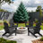 Clitheroe Foldable HDPE Adirondack Chair-2091263580