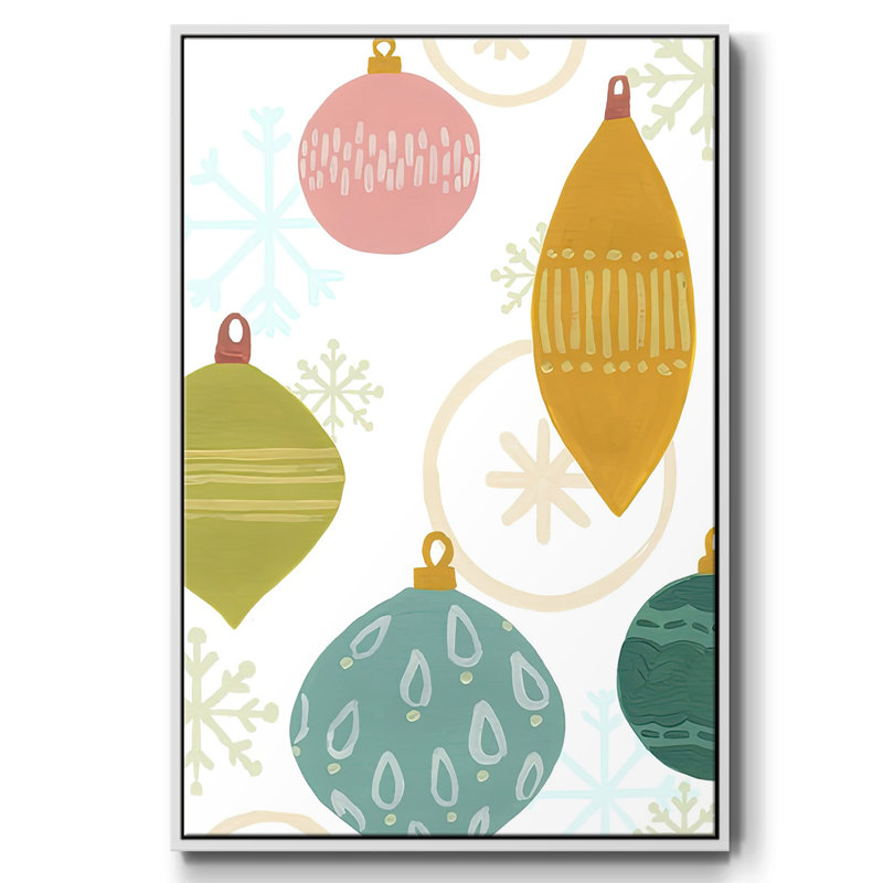 Collection Modern Holiday B, H 25 po x l 17 po x P 1,5 po, Blanc