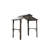 8X5ft Bbq Gazebo For Patio Deck Garden - Brown. Galvanized Steel Double Roof, Built-In Side Shelves, Ceiling Hook Yard Brown Grill Shelter With Roof. Outdoor