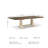 Balendin Solid Wood Base Dining Table