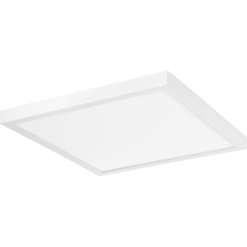 Plafonnier encastré carré à 1 lumière Arenijus, H 1,1 po x l 14 p x P 14 po