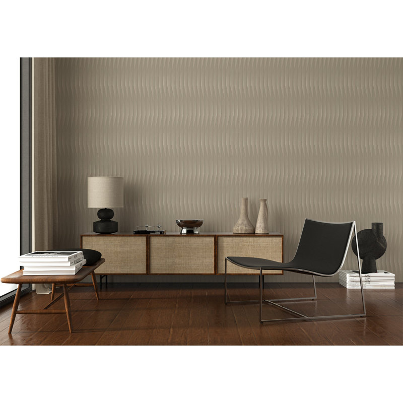 Kairos - Taupe Wallpaper by Sabrina Yvonne