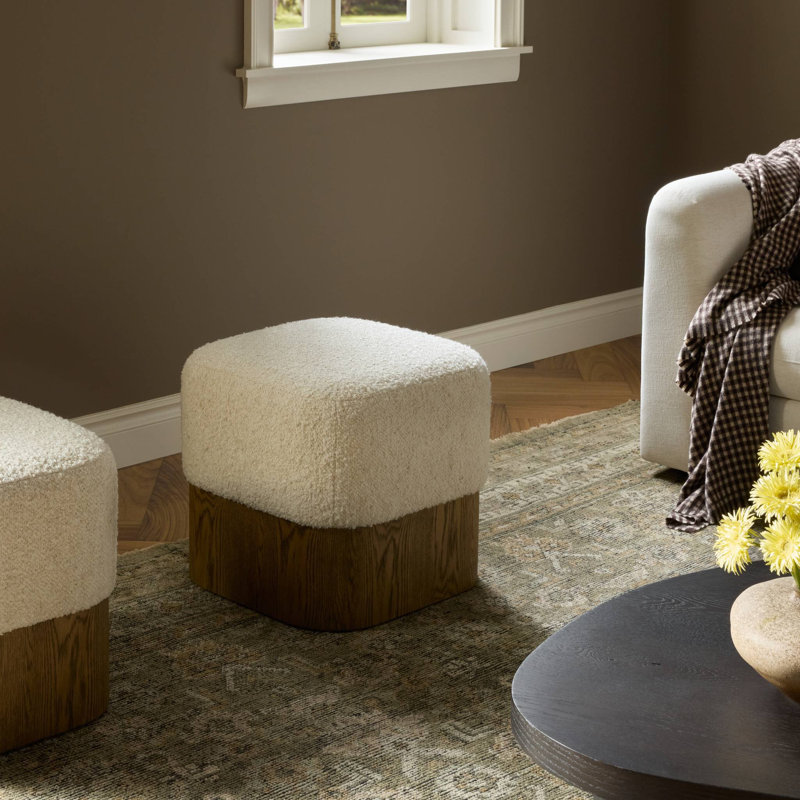 Yamal Square Ottoman, Gemena Cream