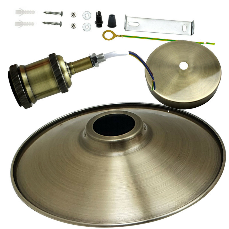 Brenna Semi Flush Mount, Green Brass