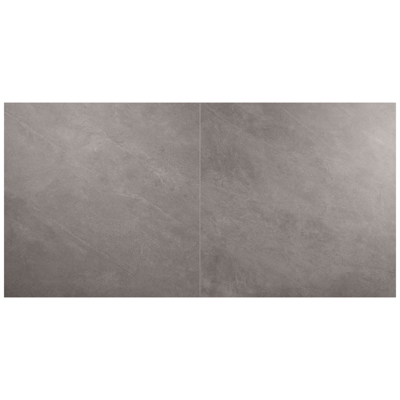 47.24 In. X 47.24 In. Matte Porcelain Floor And Wall Tile (30.98 Sq. Ft. / Case), Slate Gray
